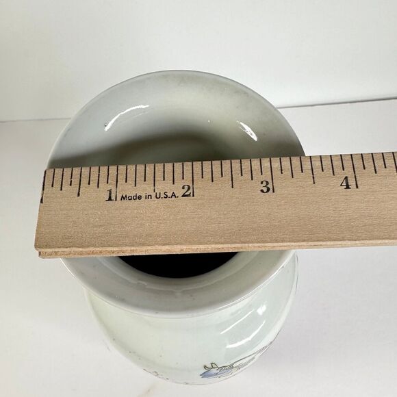 Vintage Chinese Vase Procelain 13 inches Red Stamp on Bottom - Picture 10 of 11